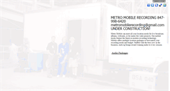 Desktop Screenshot of metromobilerecording.com